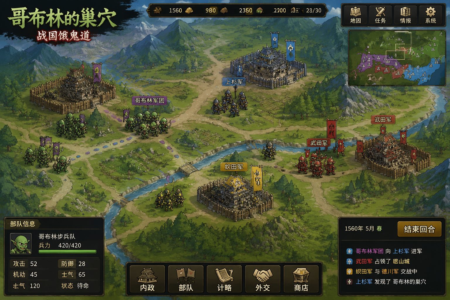 哥布林的巢穴 战国饿鬼道 支线内容 预览图 3